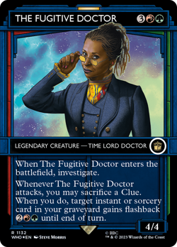 The Fugitive Doctor (Showcase Surge 1132) FOIL Doctor Who PLD Rare CARD ABUGames - Image 1
