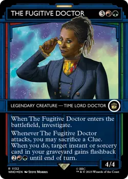 The Fugitive Doctor (Showcase Surge 1132) FOIL Doctor Who NM Rare CARD ABUGames - Image 1