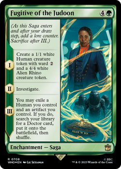 Fugitive of the Judoon (Surge 708) FOIL Doctor Who NM Rare CARD ABUGames - Image 1
