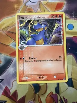 Bagon Delta Species 58/113 2005 EX Delta Species Pokemon Card Non Holo - NM - Image 1