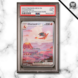 Pokemon Card English - Charizard Ex #199 - MEW 151 - PSA 9 MINT - Image 1