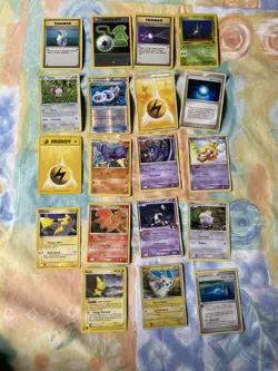 lot of 19 pokemon cards Used, Played With 1999-2015 - Image 1