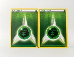 Grass Energy 105/114 | Black & White | LP (exc)/NM | Pokemon TCG | 2 x cards - Image 1