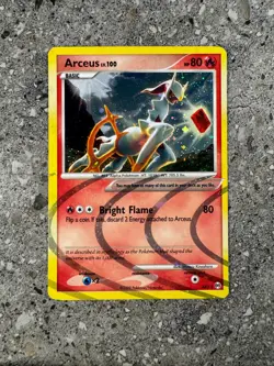 Pokemon TCG Cards Arceus AR3 Platinum Arceus Secret Rare Holo EXC - Image 1