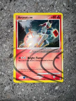 Pokemon TCG Cards Arceus AR3 Platinum Arceus Secret Rare Holo EXC - Image 3