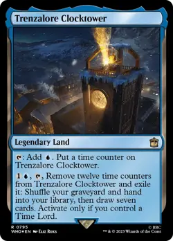 Trenzalore Clocktower (Surge 795) FOIL Doctor Who NM Land Rare MTG CARD ABUGames - Image 1