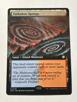 Turbulent Springs EXTENDED ART 105 Regular Secrets of Strixhaven SOS - Image 1