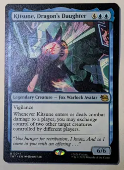 Kitsune, Dragon's Daughter Teenage Mutant Ninja Turtles - MTG RARE - Image 1