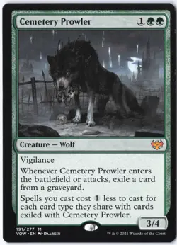 Cemetery Prowler M Innistrad: Crimson Vow 191 LP - Image 1