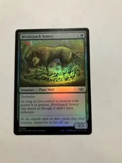 Bristlepack Sentry (# 156) MTG Outlaws of Thunder Junction - FOIL - NM - Image 1