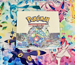 Pokemon TCG Scarlet & Violet Stellar Crown Booster Box Factory Sealed English - Image 1