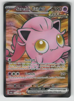 Scream Tail ex 197/167 Ultra Rare Twilight Masquerade Pokemon Near Mint - Image 1