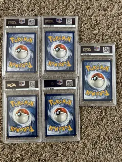 Pokemon PSA 8 Graded Lot Mimikyu Scarlett and Violet Era TCG Cards NM-MT NM/MT - Image 2