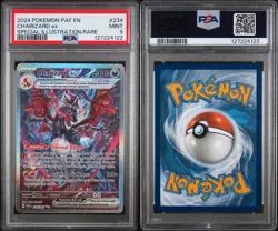 2024 POKEMON PAF EN-PALDEAN FATES #234 CHARIZARD EX ILLUSTRATION RARE PSA 9 - Image 3