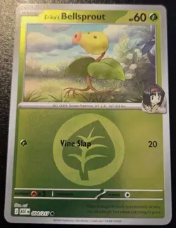 Erika's Bellsprout 004/217 Reverse Holo Common Ascended Heroes Pokemon TCG - Image 1