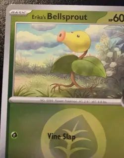 Erika's Bellsprout 004/217 Reverse Holo Common Ascended Heroes Pokemon TCG - Image 2