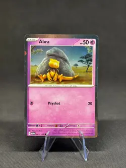 Abra 063/165 MEW Scarlet & Violet 151 Cosmos Holo Pokemon NM - Image 1