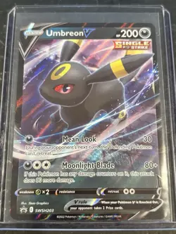 Pokemon Umbreon V SWSH Black Star Promos #SWSH203 - Image 1