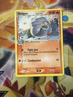Pokemon SHELGON 53/113 Uncommon (2005 Delta Species) NM - Image 1
