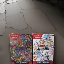 Pokemon TCG Phantasmal Flames & Prismatic Evolutions Booster Bundle Box English - Image 1