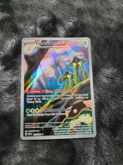 Pokemon Toedscruel 185/182 SV04: Paradox Rift Holo - Illustration Rare - Image 1