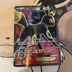 Pokemon TCG Umbreon EX 119/124 LP Full Art Ultra Rare XY Fates Collide - Image 1