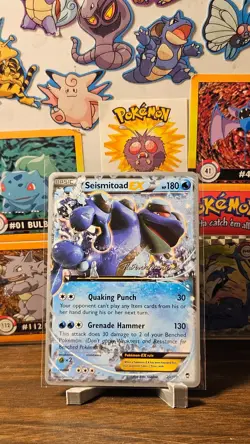 Pokemon 2015 World Championships XY Furious Fists Seismitoad EX 20/111 - NM - Image 1