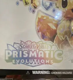 Pokemon Center ETB Prismatic Evolutions Stamped SEALED & in case - Image 1