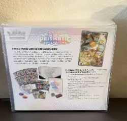 Pokemon Center ETB Prismatic Evolutions Stamped SEALED & in case - Image 3