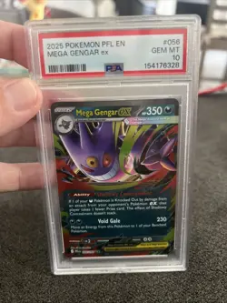 2025 Pokemon Pfl En Mega Gengar ex Psa 10 - Image 1