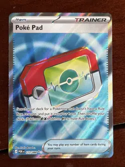 Pokemon Perfect Order Poke Pad 113/088 Full Art Holo Rare - Image 1
