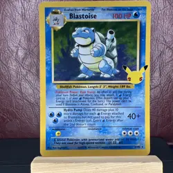 Blastoise 2/102 Celebrations: Classic Collection Pokemon English NM - Image 1