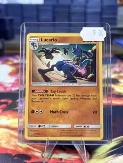 Lucario 117/236 Unified Minds 2019 Pokemon✨🔥SHIPS FAST💨+FREE GIFT🎁 RARE 📈 - Image 1