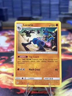 Lucario 117/236 Unified Minds 2019 Pokemon✨🔥SHIPS FAST💨+FREE GIFT🎁 RARE 📈 - Image 3