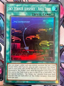 Sky Striker Airspace - Area Zero DASA-EN039 YuGiOh Card SUPER RARE 1ST EDITION - Image 1