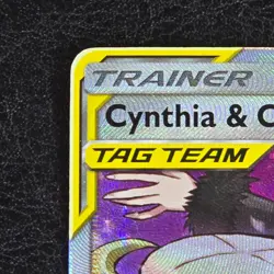 Pokemon Cards: Cosmic Eclipse Ultra Rare Full Art: Cynthia & Caitlin 228/236 - Image 2