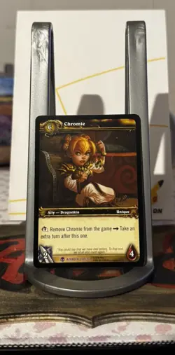 Chromie Heroes of Azeroth 277/361 Blizzard World of Warcraft WOW TCG LIGHT PLAY - Image 1
