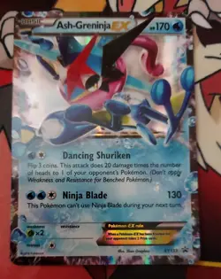 Ash-Greninja EX Promo Holo XY133 Pokemon TCG Card XY The Pokemon Company - Image 1