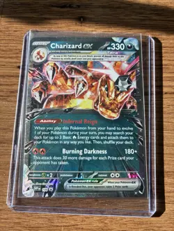 Charizard ex SVP 196 Holo SV: Scarlet & Violet Promo Cards Pokemon Card - Image 1
