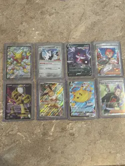 Pokemon TCG 24 Card Lot EX GX V Trainer Holo Foil Pikachu Charizard Gengar - Image 1
