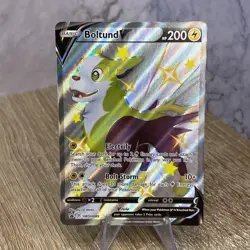 Boltund V SWSH085 - SWSH Black Star Promo - Pokemon Card - Image 1