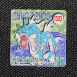 Pokemon Bros Brothers Gyarados 130 Nintendo Mini Card Square Japanese F8273 - Image 1