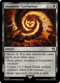 Doomsday Confluence (Surge 672) FOIL Doctor Who NM Sorcery Rare CARD ABUGames - Image 1