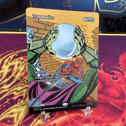 Traumatize Borderless Full Art Regular MAR 15 Marvel's Spider-Man MTG NM - Image 2