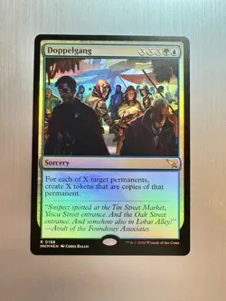 Doppelgang - 198 - MTG: Murders at Karlov Manor - Rare - FOIL - Image 1
