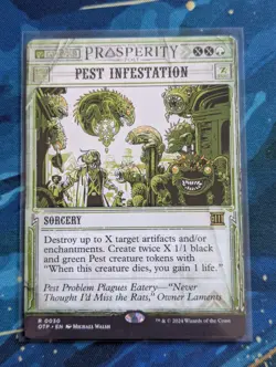 MTG Pest Infestation SHOWCASE - NM - Outlaws of Thunder Junction - Image 1