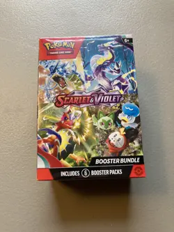 Pokemon TCG Scarlet & Violet Booster Bundle Box 6 Packs Factory Sealed New 820650853371 - Image 1