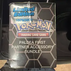 Pokemon Paldea First Partner Accessory Limited Edition #/5000 Rare Sealed - Image 1