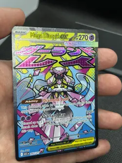 Mega Diancie Ex 267/217 Ascended Heroes Pokemon Card NM Mega Attack Rare - Image 3