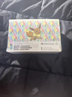Pokemon TCG Eevee Prismatic Double Deck Box Pokemon Center Exclusive - Image 1